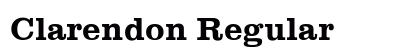 Clarendon Regular font free download