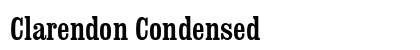 Clarendon Condensed Preview
