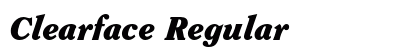 Clearface Regular Preview