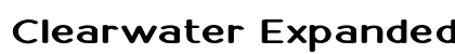 Clearwater Expanded Bold Preview