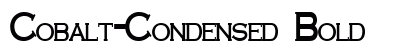 Cobalt-Condensed Bold Preview