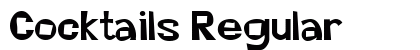 Cocktails Regular Font Preview