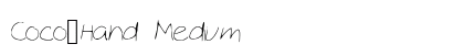 Coco_Hand Medium font free download