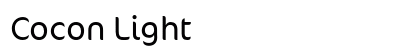 Cocon Light font free download