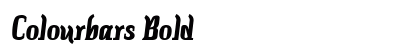 Colourbars Bold Font Colourbars Bold Font Preview
