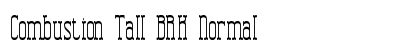 Combustion Tall BRK Normal Font Preview