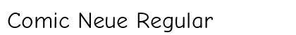 Comic Neue Regular font free download