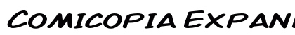 Comicopia Expanded Bold font free download