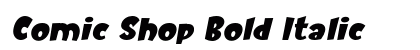 Comic Shop Bold Italic Preview