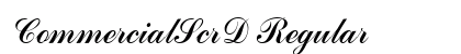 CommercialScrD Regular Preview