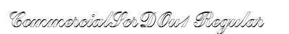 CommercialScrDOu1 Regular font free download