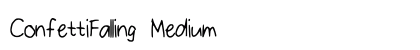 ConfettiFalling Medium font free download