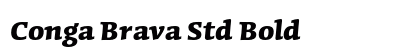 Conga Brava Std Bold Preview