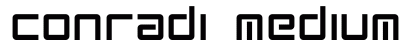 Conradi Medium font free download
