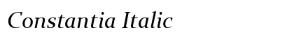Constantia Italic font free download