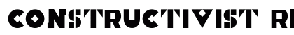 Constructivist Regular font free download