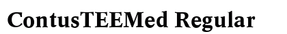 ContusTEEMed Regular font free download