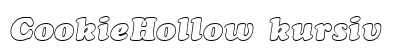 CookieHollow kursiv Preview