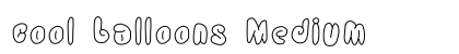 cool balloons Medium font free download