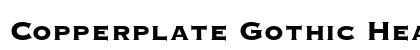 Copperplate Gothic Heavy font free download