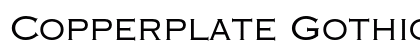 Copperplate Gothic Std 32 AB Preview