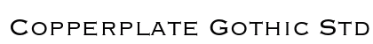 Copperplate Gothic Std 32 BC Preview
