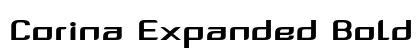 Corina Expanded Bold font free download