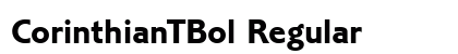 CorinthianTBol Regular font free download
