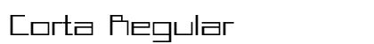 Corta Regular font free download