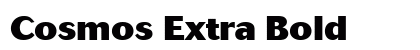 Cosmos Extra Bold font free download
