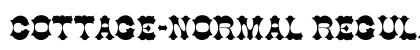 Cottage-Normal Regular font free download