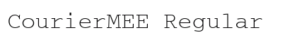 CourierMEE Regular font free download