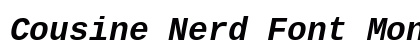 Cousine Nerd Font Mono Bold Italic font free download