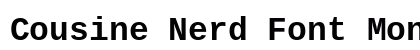 Cousine Nerd Font Mono Bold Preview