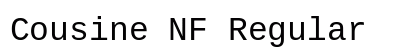 Cousine NF Regular Preview