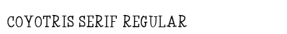 Coyotris Serif Regular Font Preview