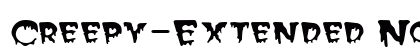 Creepy-Extended Normal font free download