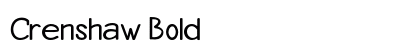 Crenshaw Bold font free download