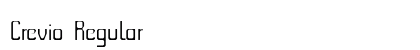 Crevio Regular font free download