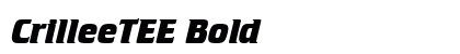 CrilleeTEE Bold font free download