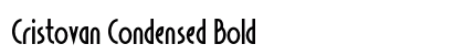 Cristovan Condensed Bold font free download