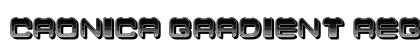 Cronica Gradient Regular font free download
