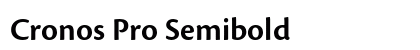 Cronos Pro Semibold font free download
