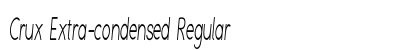 Crux Extra-condensed Regular font free download