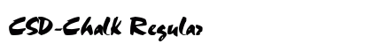 CSD-Chalk Regular font free download