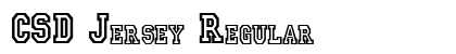 CSD-Jersey Regular font free download