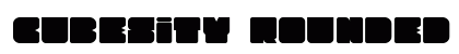 Cubesity Rounded Regular font free download