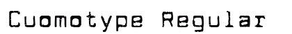Cuomotype Regular Preview