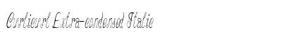 Curlicurl Extra-condensed Italic Preview