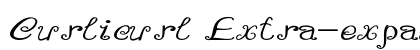 Curlicurl Extra-expanded Bold Preview